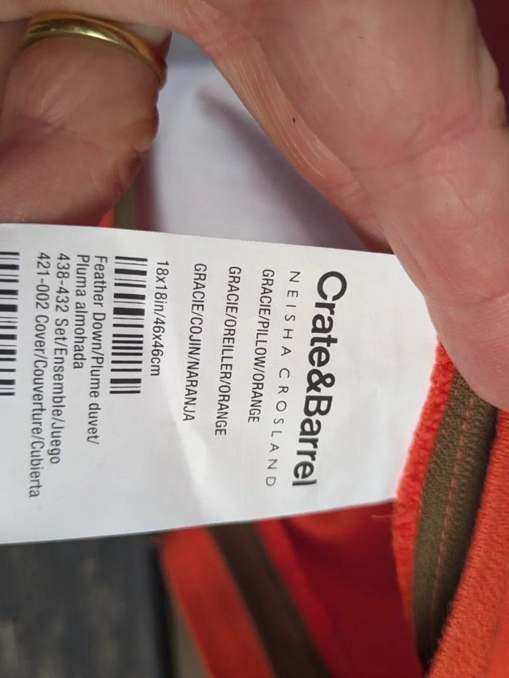 Crate & Barrel Neisha Crosland 